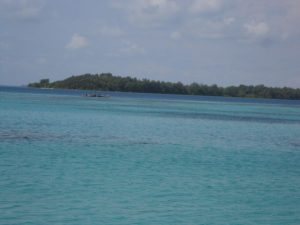 Perairan jernih di sekitar pulau-pulau Karimunjawa